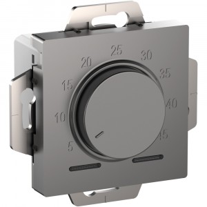 Systeme Electric AtlasDesign мех. термостат (термор.) электр 10А с датч +5° до +45°С сталь ATN000935