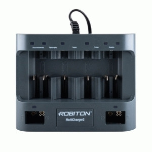 З/у ROBITON MultiCharger2 для акк-ров Ni-Cd, Ni-MH, 1-6 R03/R6), 1-4 R14/R20, 1-2 "Крона",18521
