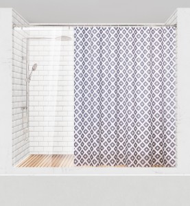 Штора д/ванной Икат 180 (В)*200 (Ш)см, 12 колец, люверсы, PEVA, 75277 Master House
