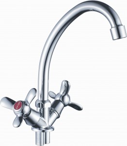 CRON Смеситель для кухни (Zn), хром, (2 шт в уп., цена за 1 шт.), CN4012-2