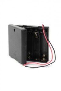 Батареечный отсек Robiton Bh4xR6/switch с выключателем, (P/N:525-653) 13127