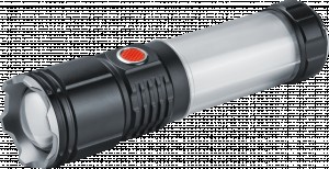 Navigator фонарь ручной св/д NPT-P07-ACCU алюм.проф.1SST40,10W+8LED,7W li-ion 2Ah micro USB 93881