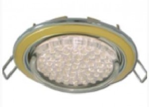 Ecola GX53 H4 св-к  2 цв.Хром-золото+хром 38x106 FM53H4ECB