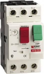 EKF Автомат пуска двигателя АПД-32 6-10А  apd2-6-10