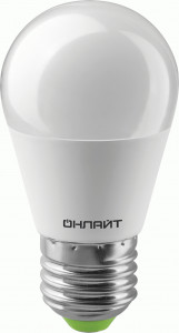 ОНЛАЙТ лампа св/д шар G45 Е27 15W(1020lm) 2700К 2K OLL-G45-15-230-2.7K-E27-FR 90461