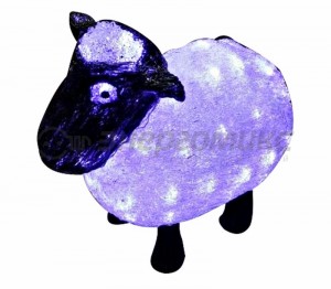 Фигура акриловая "Овца" 30см, 56LED, IP65, 24В, 513-401 Neon Night