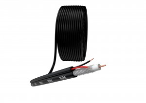 ЭРА Кабель д/видеонабл. KK-0.5 ККСП 2x0,5 CU, черный OUTDOOR, PE (бухта 200м, цена за бухту) 1129