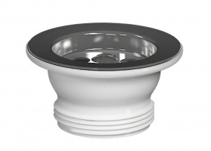 САНДЕСАНТ (AKVATER) Выпуск 1 1/2" с нержавеющей решёткой, NV112-25-АК