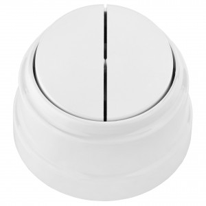 Bylectrica РЕТРО выкл. ОУ 2 кл. БЕЛЫЙ (корп. ABS-пластик) 6А IP20 А56-2212