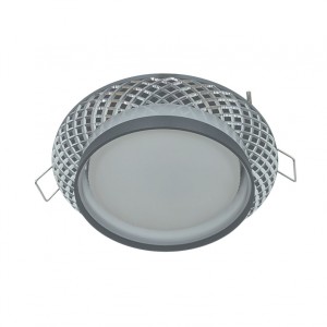 Ecola GX53SP 5375 св-к встраив. СПОТ Сетка матовый Черный/Алюм 110x52 SP531BECB (10!)