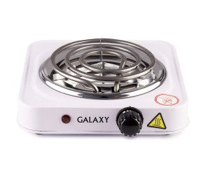 Электроплитка Galaxy GL-3003, 1 конфорка, спираль (ТЭН) 1кВт, белая тэн