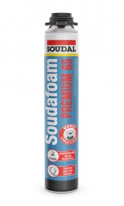 SOUDAL (Соудал) Soudafoam Premium 65 Пена монтаж. (п/пистол) летняя 820мл, арт.199001