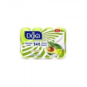 Мыло туалетное  Beauty Avocado  4х80гр Doxa