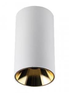 Jazzway св-к накладной св/д спот GU10 50W  80х140 бел/золот IP20 PDL-R 14080 .5031388