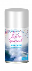Освежитель воздуха (запасной блок) Морской 230мл Мелодия ароматов 33817Сибиар