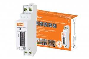 TDM Счетчик без поверки МАРС-б/п-1,0-11-Р1-5(40)-М (1ф, 1тар, din-рейка, 1мод, мех.ОУ) SQ1105-0020