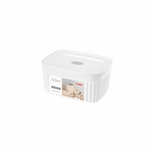 Корзинка с крышкой (лоток) VELVET 0,9л (15*11,5*7см) , белый 433238716 Econova/Бытпласт