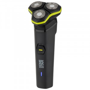 Бритва HomeStar HS-9019, 5Вт, 3 независимые головки, акк-р Li-ion 600мАч, зарядка от USB 108148