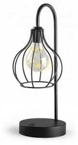 JAZZway св-к св/д ночник JS-L2 10LED 4К (не вх. 2xAAA) 335x150x125 металл черн .5032132