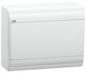 IEK PRIME бокс (корпус) пластик ЩРН-П-9 модулей навесной IP41  белая дверь