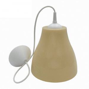 Uniel св-к декоративный Е27 60W пластик/бежевый d=225мм, UHL-K30A 60W/E27 BEIGE РФ