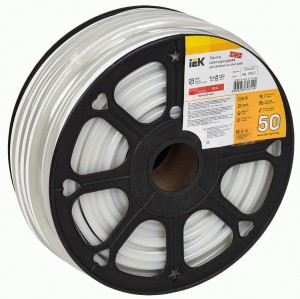 IEK неон гибкий 220V 450lm/m IP67 120led/m сеч9x16 цена за бухту, 50м LSR5-6-120-67-0-50