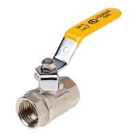 AQUALINK Кран шаровой для газа 3/4", (вн-вн) рычаг, 7102