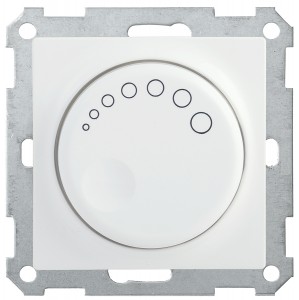 IEK BOLERO СС10-1-1-Б диммер СУ пов. с (инд.) 600Вт белый EDB11-0600-K01