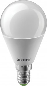 ОНЛАЙТ шар G45 E14 10W(750lm)4000K4K88х46 OLL-G45-10-230 4K-E14 61966