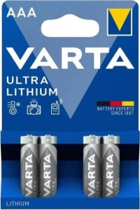 Э/п Varta 06103.301.404 Ultra Lithium FR03/286 BL4