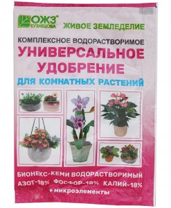 Удобрение Бионекс Кеми 50гр. (д/комнатных растений) азот 18%, фосфор 18%, калий 18% ОЖЗ