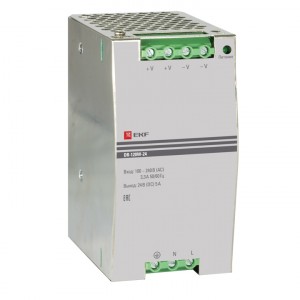 EKF Блок питания 24V 120W DIN dr-120w-24