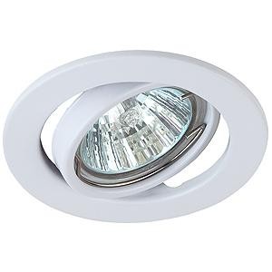 ЭРА MR16 GU5.3 ST2A WH св-к встр. d90мм (врез.d70мм) штамп, поворот., белый ИУ 5507