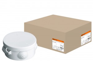 TDM коробка распред. 85х40мм ОУ крышка, IP54, 4вх. (120!) SQ1401-0102