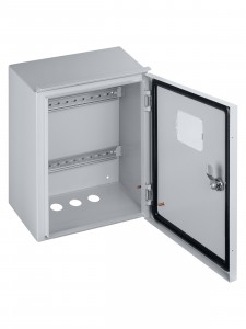 TDM щит (корпус) металл. ЩУ-МП (370х325х180) с окном IP54 Народный эконом SQ0905-3103