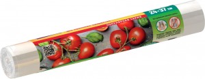 Пакеты фасовочные д/продуктов Popular, 24*37см, 6,5мк, ПНД, 100шт/рулон, прозрачные, 0250 Avikomp