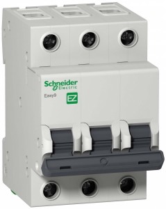 Schneider EASY 9 автоматический выкл. 3P 16А 4,5кА х-ка С 230В EZ9F34316