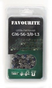 FAVOURITE Цепь пильная 16"/40см 3/8" 1,3мм 56зв. RS G16-56-3/8-1.3