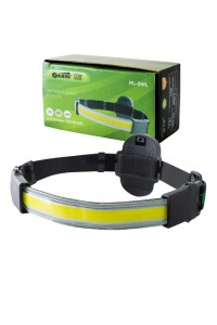 Фонарь GARIN LUX HL-5WL налобный, диод СОВ, 5W, 240lm, 4К, стоп-сигнал, пит.3хR03 (нет в компл.)