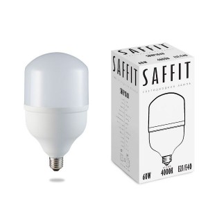 Saffit высокомощн. 60W(5600lm) E27-E40 4000K 4K 190x120 SBHP1060 55096