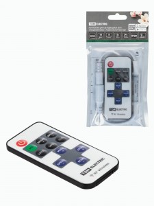 TDM Контроллер для светод.лент и модул.MONO-RF-12В-6A-72W-IP20 1кан пульт11 кнопок SQ0331-0527    