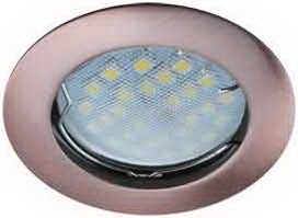 Ecola DL100 MR16 GU5.3 св-к литой Черненая Медь 24x75 FR1601EFF