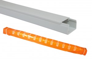 TDM кабель-канал 20х10 белый 2м (в уп. 100м, цена за 1м) (100!) SQ0402-0003