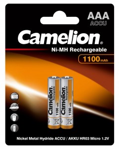 Ак-р Camelion R03 1100mAh Ni-MH BL2
