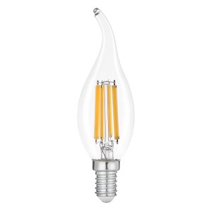 General филамент свеча на ветру E14 20W 6K 35x120 (нитевидная) проз GLDEN-CWS-20-230-E14-6500 661514