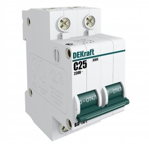 Schneider Electric DEKraft автоматический выкл. ВА-101 2P 32А 4,5kA х-ка С 11069DEK