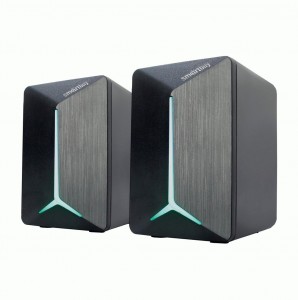 Акустическая система 2.0 SmartBuy BLADE, 6Вт, RGB-подсветка, металл/пластик, USB (SBA-4215)/40
