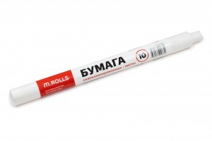 Бумага д/выпечки 38*42см, силиконизированная, 10 листов, белая, арт.MR006, M.ROLLS