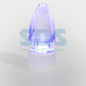"Фигура светодиодная на подставке "Пингвин Кристалл", RGB 501-052 Neon Night