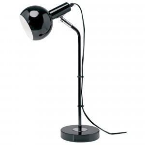 Uniel UML-B702 св-к настольный, 60W Е14 мех. выкл черный BLACK
